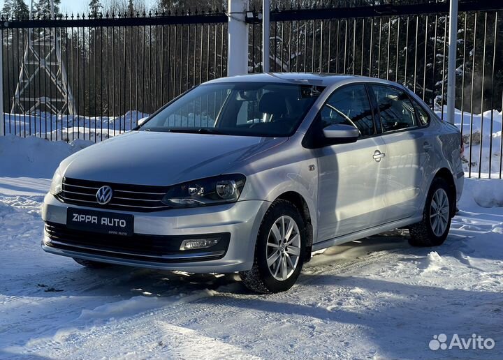 Volkswagen Polo 1.6 AT, 2016, 121 051 км