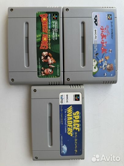 Картриджи nintendo super famicom