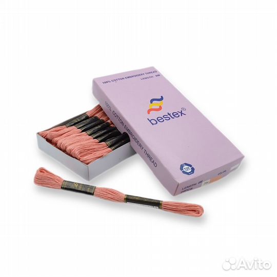 704 Мулине Bestex (704), 24 шт