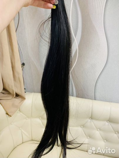 Волосы для наращивания натуральные 65 см