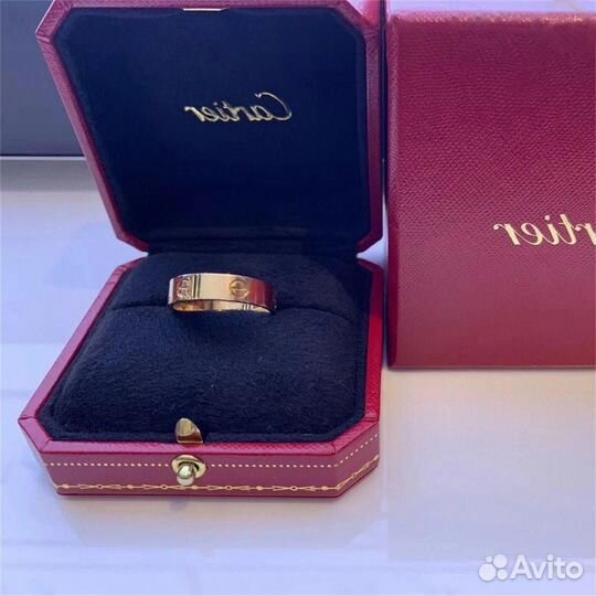 Кольцо Cartier Love из розового золота