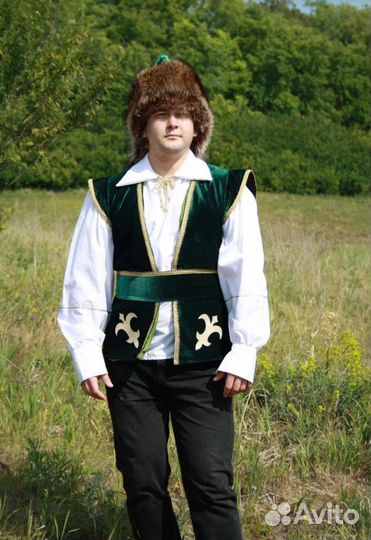 Джигит, башкирский национальный мужской костюм