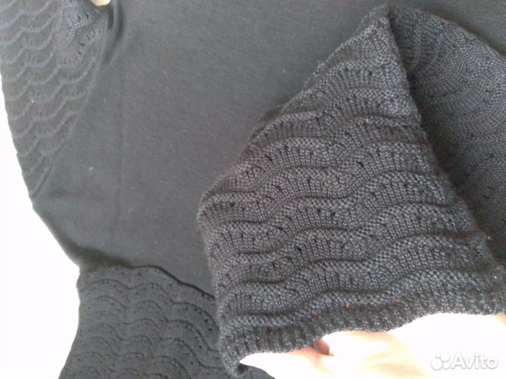 Костюм женский теплый вязаный