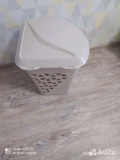 Корзина для белья угловая, 50 л