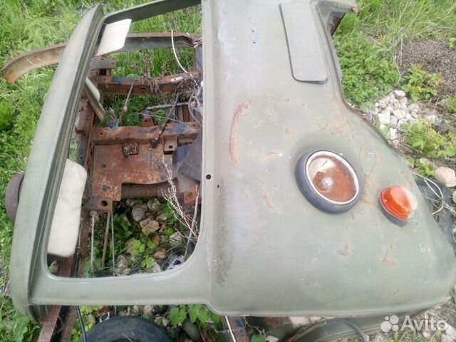 На УАЗ морда