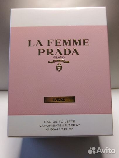 Туалетная вода Prada La Femme L'Eau Оригинал