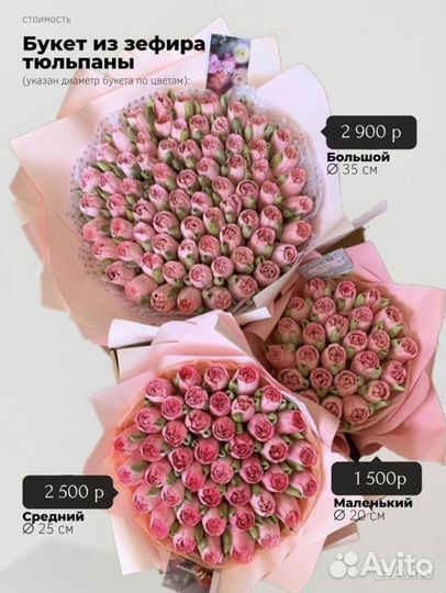 Букет из зефира, тюльпаны,цветы из зефира