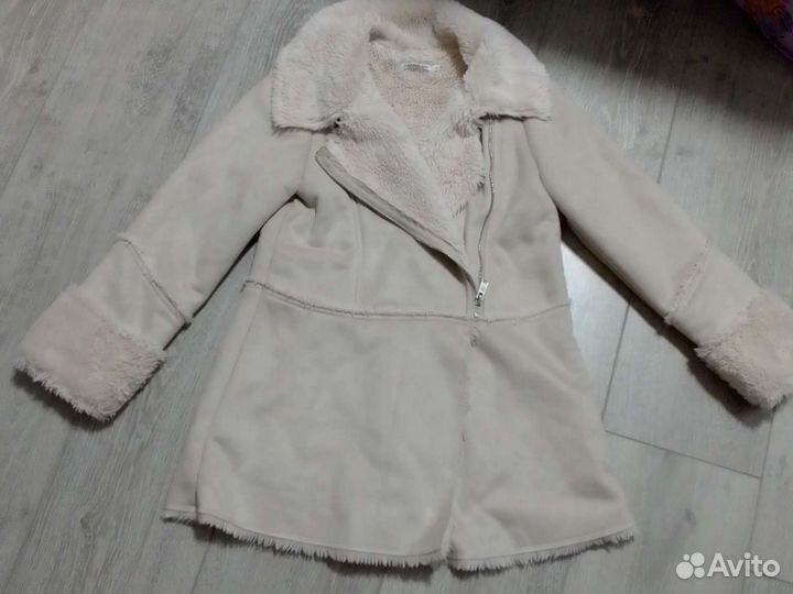 Детская дубленка-куртка демисезонная 140 размер