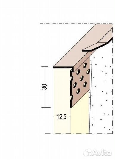 Финишный профиль для гк 12,5ми