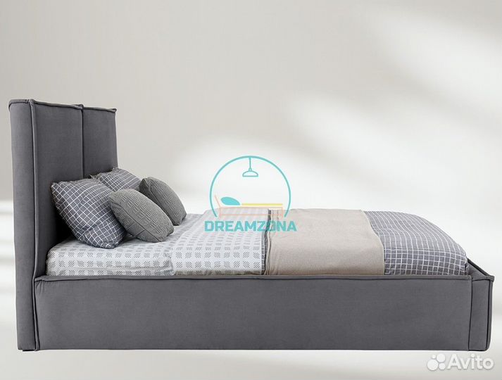 Кровать Лофт с мягким изголовьем от производителя