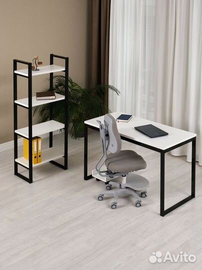 Стол с тумбой / Письменный стол для школьника