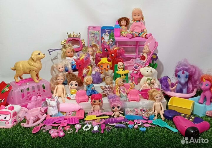 Куклы, пупсы, игрушки для девочки пакетом