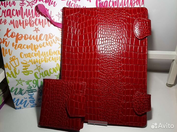 Набор 2 предмета натуральная кожа