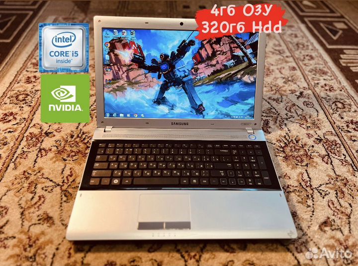 Отличный Ноутбук Samsung core i5/4гб/GeForce