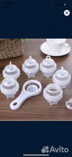 Контейнеры для варки яиц без скорлупы