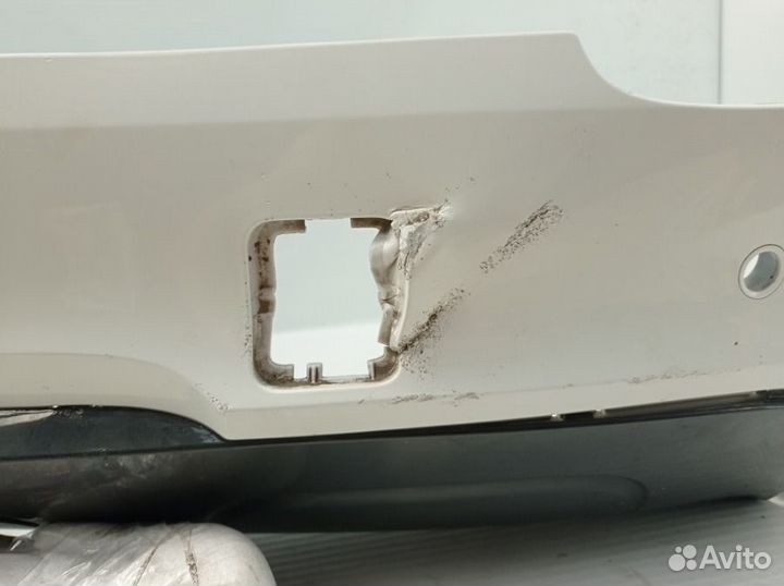 Накладка на бампер задняя Bmw X1 E84 2012-2015