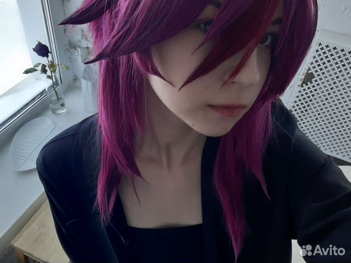 Парик на Розарию по геншин импакт