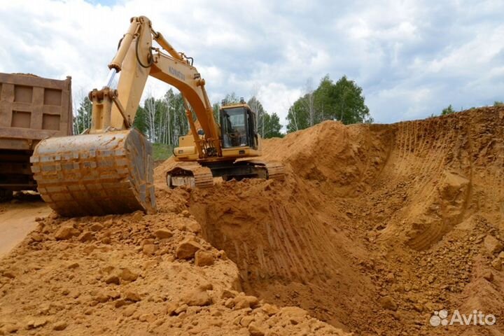 Песок щебень