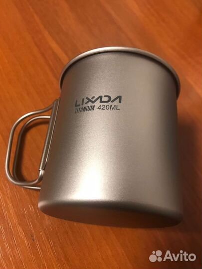 Кружка титановая 400, 420 гр