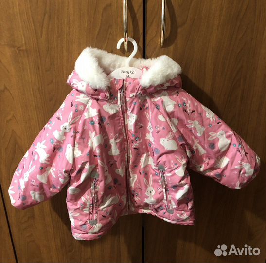 Зимняя куртка для девочки 86