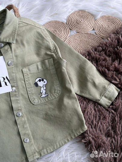 Джинсовая Рубашка zara