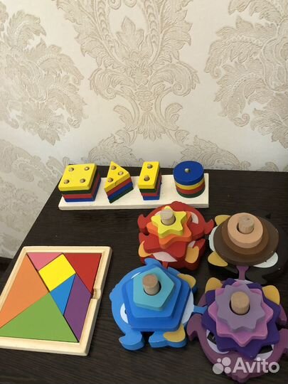 Деревянные развивающие игрушки