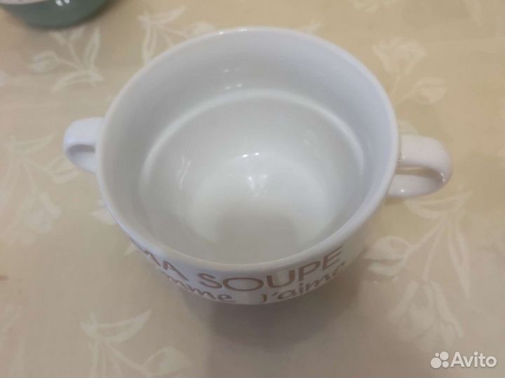 Кружки-супницы керамические