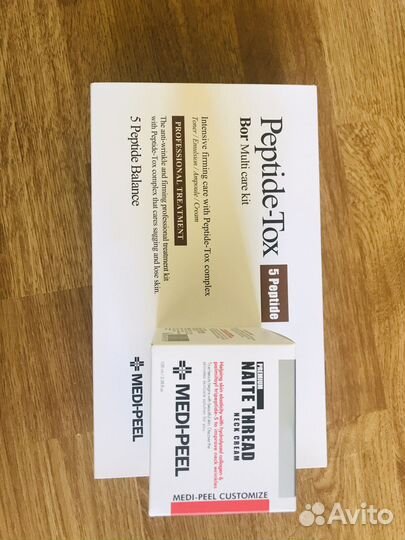 Peptide-tox и Naite thread Cream Medi-peel