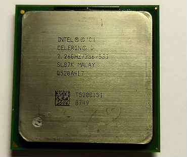 Процессор Intel Celeron D 2,26ггц с кулером