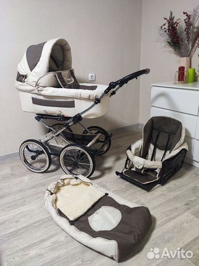Коляска 2 в 1 классика +конверт