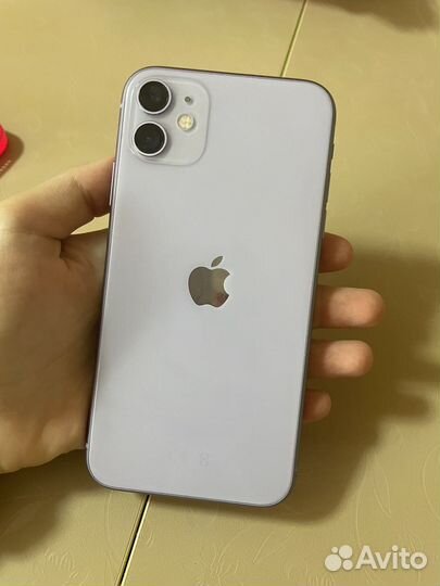 Телефон iPhone 11 128 gb фиолетовый