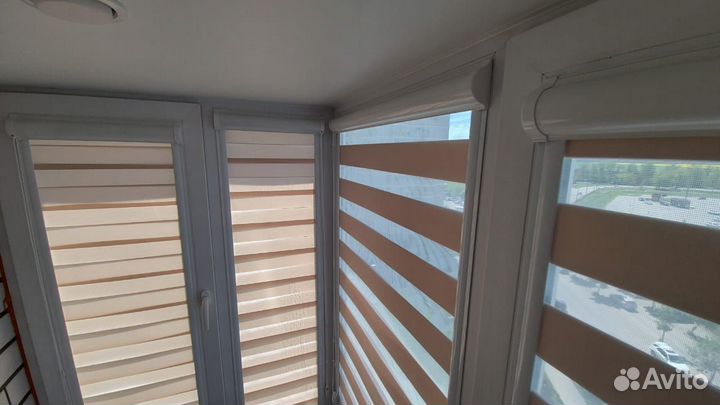 Рулонные шторы день ночь