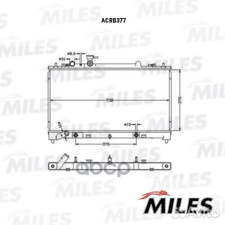 Радиатор (паяный) mazda 6 1.8 A/T 02- (nissens