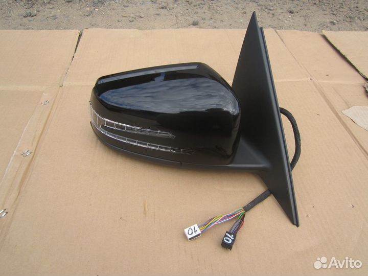 Зеркало правое 10+10 конт Mercedes W204 рестайл