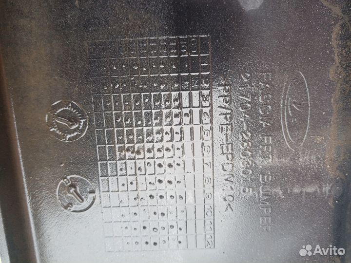 Бампер передний priora 2