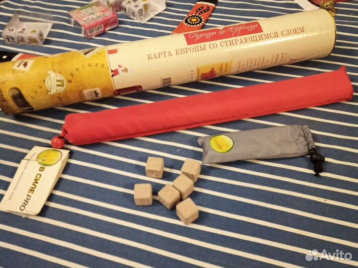 Карта для путешественников, спорткубики