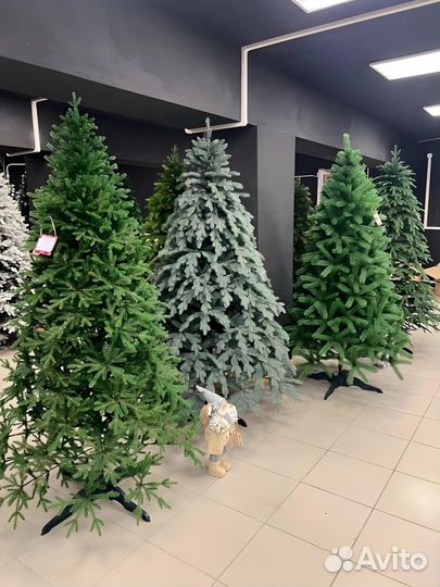 Елка искусственная литая и эконом пвх/лит