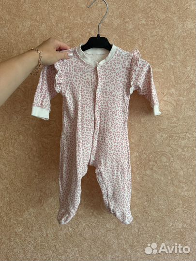Комбинезоны слипы для новорожденной 68 новый
