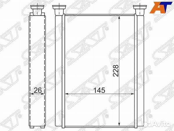 Радиатор отопителя салона toyota windom