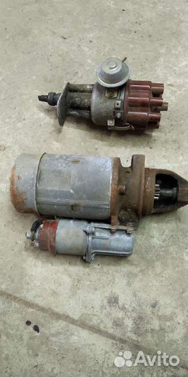 Стартер и трамблёр паз