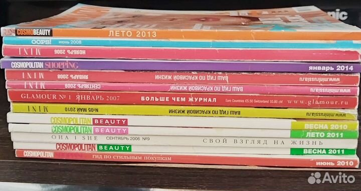 Журналы cosmopolitan, mini, glamour, она, oops
