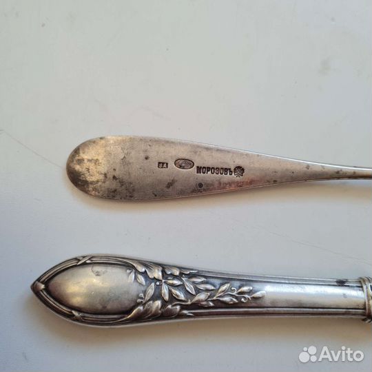 Царские серебряные приборы 84 пробы Морозов