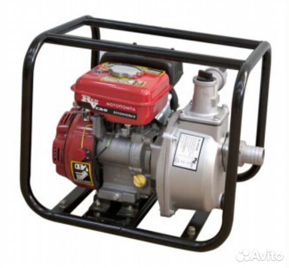 Мотопомпа бензиновая redverg WP15C, бу