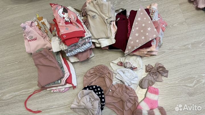 Пакет вещей для девочки 74