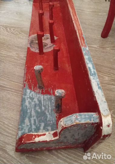 Вешалка старинная вся деревянная, под реставрацию