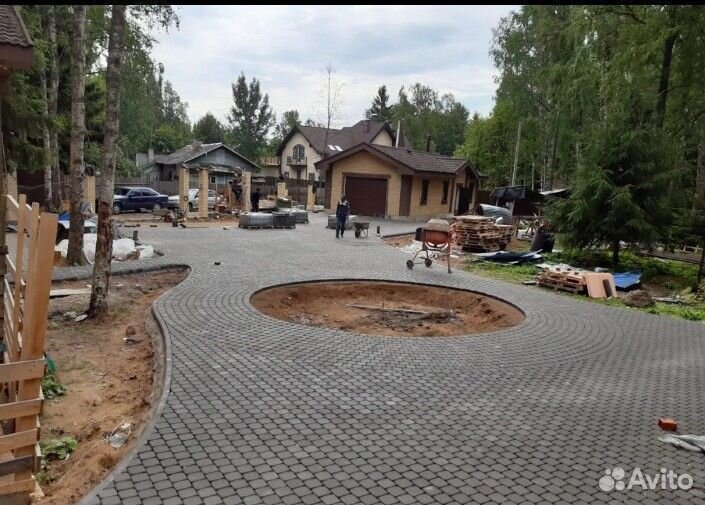 Тротуарная плитка, брусчатка