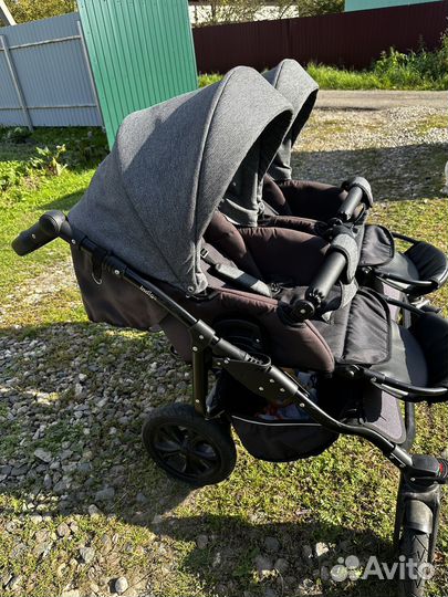 Коляска 2 в 1 charlotte Sity DOU для двойни