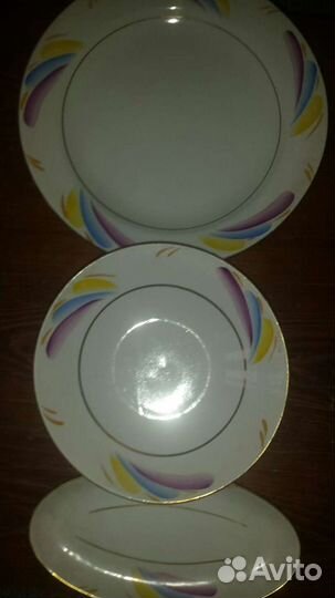 Тарелки большие и блюда СССР