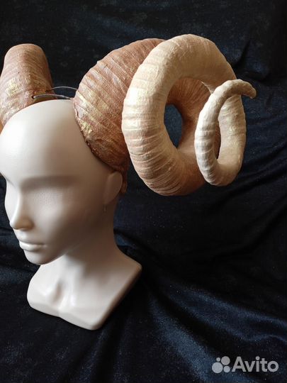 Рога на Хэллоуин (рога на ободке)