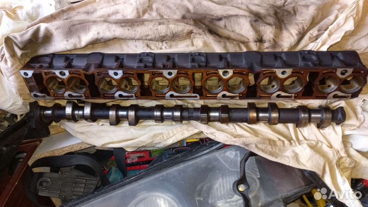 Распредвалы с постелями на бмв м52 один ванос